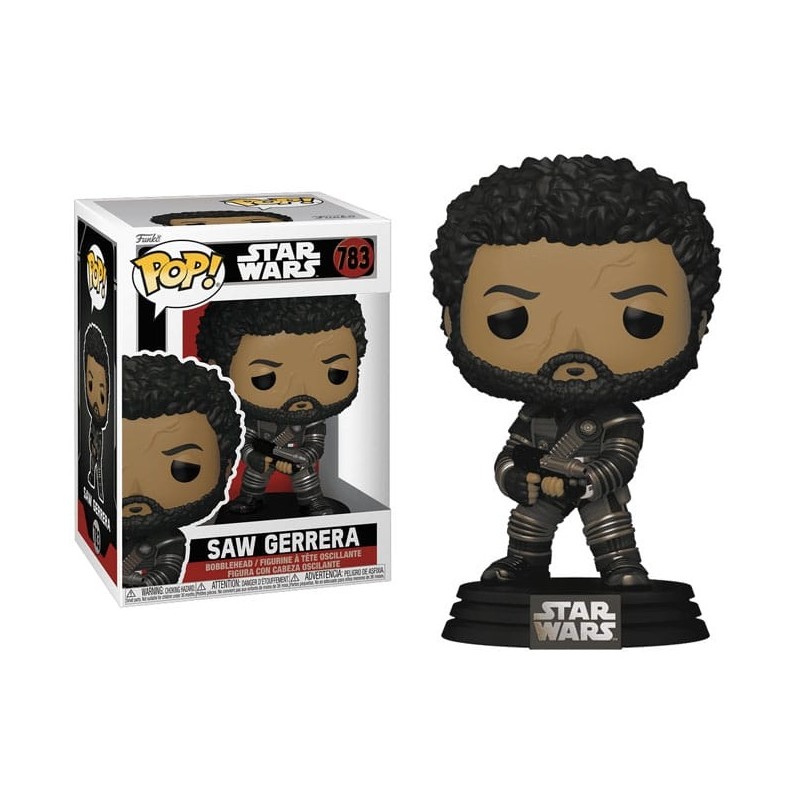 FUNKO POP! STAR WARS ANDOR SAW GERRERA BOBBLE HEAD FIGURE FUNKO FUNKO POP! STAR WARS ANDOR SAW GERRERA BOBBLE HEAD FIGURE FUNKO