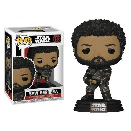FUNKO POP! STAR WARS ANDOR SAW GERRERA PVC BOBBLE HEAD