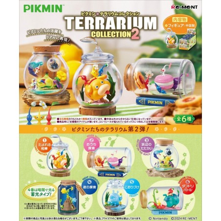 PIKMIN TERRARIUM COLLECTION 2 DISPLAY 6-PACK BOX MINI FIGURE