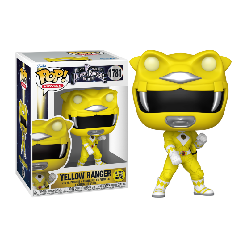 FUNKO FUNKO POP! POWER RANGERS THE MOVIE 1995 YELLOW RANGER GLOW IN THE DARK FIGURE FUNKO FUNKO POP! POWER RANGERS THE MOVIE 1995 YELLOW RANGER GLOW IN THE DARK FIGURE