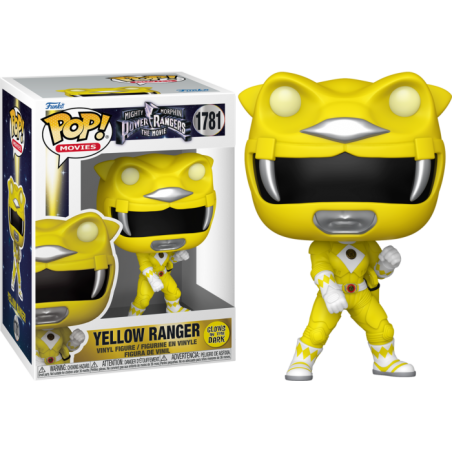 FUNKO POP! POWER RANGERS THE MOVIE 1995 YELLOW RANGER GLOW IN THE DARK FIGURE