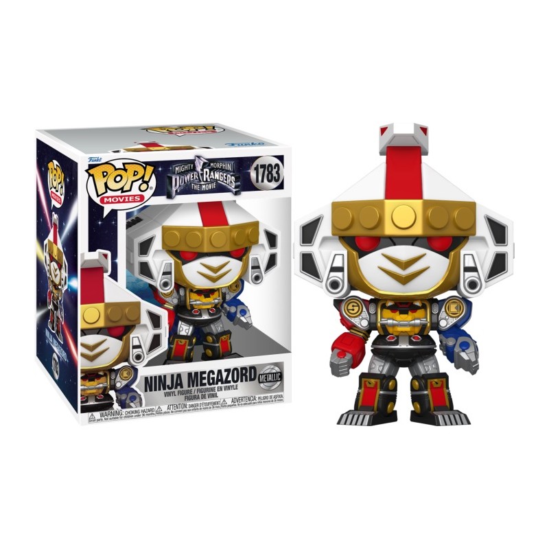 FUNKO POP! POWER RANGERS THE MOVIE 1995 NINJA MEGAZORD METALLIC SUPERSIZED FIGURE FUNKO FUNKO POP! POWER RANGERS THE MOVIE 1995 NINJA MEGAZORD METALLIC SUPERSIZED FIGURE FUNKO