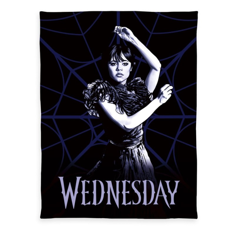 WEDNESDAY MERCOLEDI ADDAMS COPERTA IN PILE 130X170CM HERDING WEDNESDAY MERCOLEDI ADDAMS COPERTA IN PILE 130X170CM HERDING