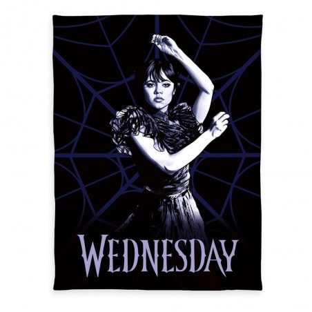 WEDNESDAY MERCOLEDI ADDAMS COPERTA IN PILE 130X170CM