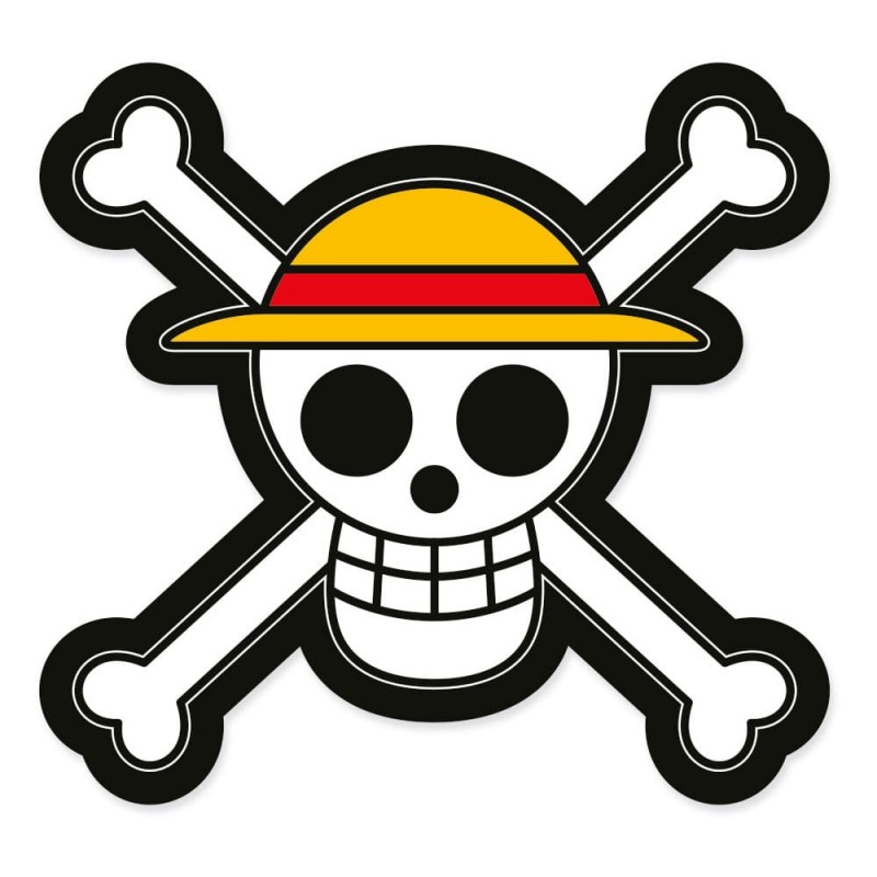 HERDING ONE PIECE JOLLY ROGER 3D PILLOW 22X35CM HERDING ONE PIECE JOLLY ROGER 3D PILLOW 22X35CM