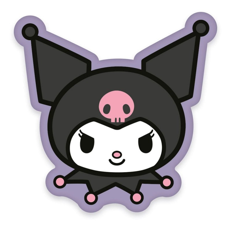 SANRIO KUROMI FACE CUSCINO 36CM HERDING SANRIO KUROMI FACE CUSCINO 36CM HERDING