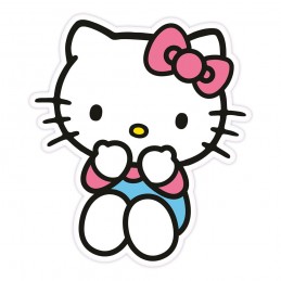 SANRIO HELLO KITTY BLUE PANTS CUSCINO 36CM HERDING