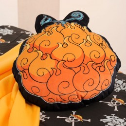ONE PIECE MERA MERA NO MI FRUIT 3D CUSCINO 45CM HERDING
