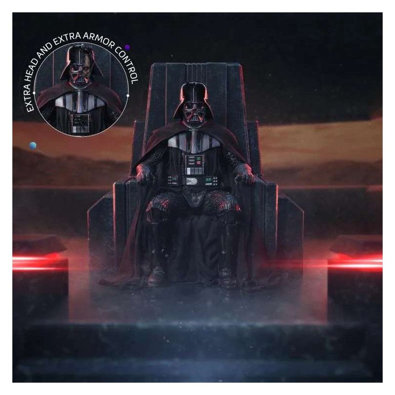 STAR WARS OBI-WAN DARTH VADER ON THRONE ART SCALE DELUXE 1/10 STATUA FIGURE IRON STUDIOS STAR WARS OBI-WAN DARTH VADER ON THRONE ART SCALE DELUXE 1/10 STATUA FIGURE IRON STUDIOS