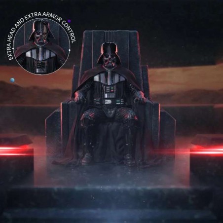 STAR WARS OBI-WAN DARTH VADER ON THRONE ART SCALE DELUXE 1/10 STATUA FIGURE