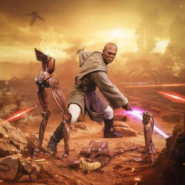 IRON STUDIOS STAR WARS MACE WINDU ART SCALE 1/10 STATUE RESIN FIGURE