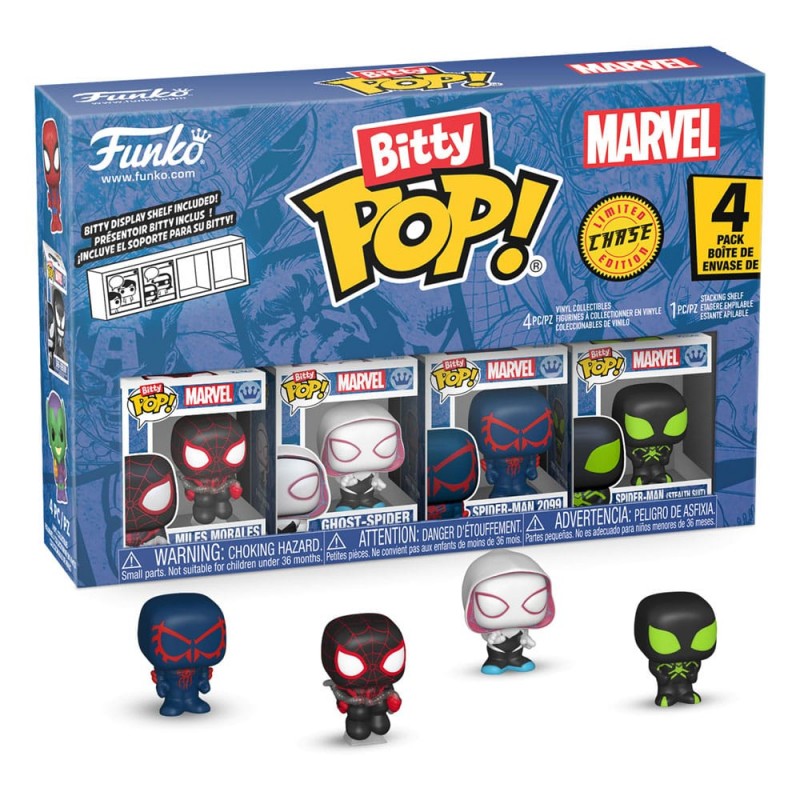 FUNKO BITTY POP! SPIDER-MAN 4-PACK SERIES 2 VINYL MINI FIGURE FUNKO FUNKO BITTY POP! SPIDER-MAN 4-PACK SERIES 2 VINYL MINI FIGURE FUNKO