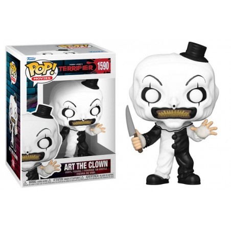 FUNKO POP! MOVIES TERRIFIER ART THE CLOWN BOBBLE HEAD