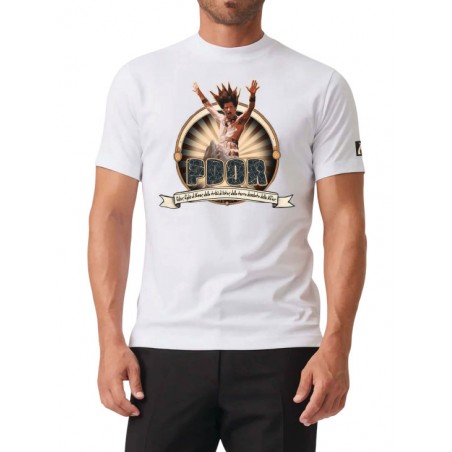 PDOR COLOR WHITE T-SHIRT L SIZE