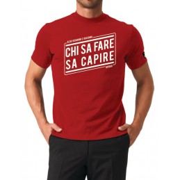 CHI SA FARE SA CAPIRE T-SHIRT ROSSA TAGLIA L MYAGG