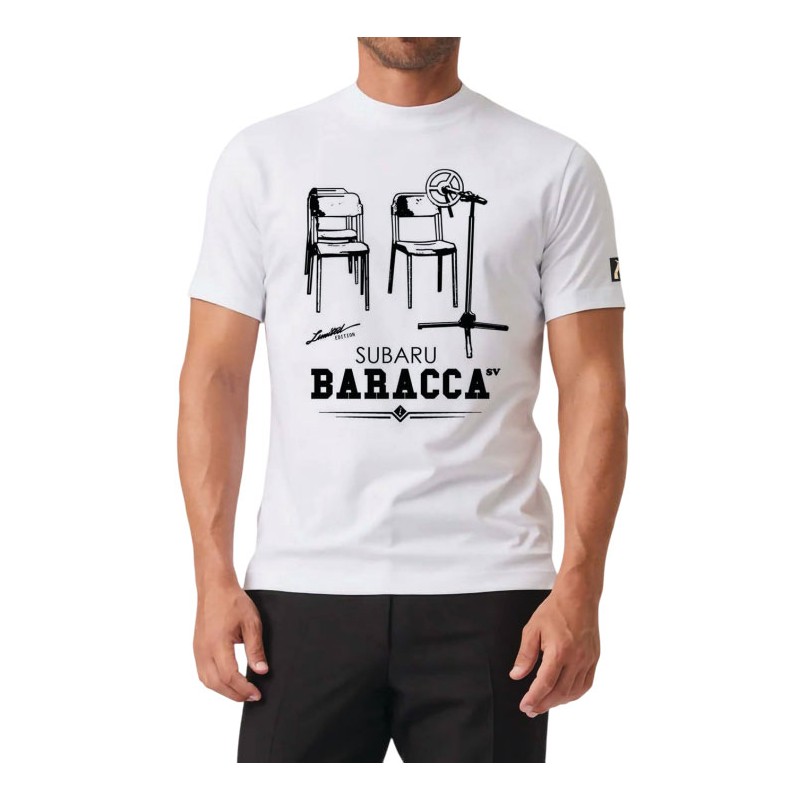 MYAGG SUBARU BARACCA WHITE T-SHIRT L SIZE MYAGG SUBARU BARACCA WHITE T-SHIRT L SIZE