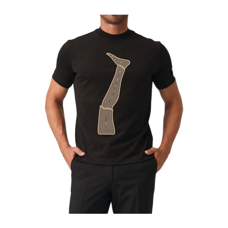 MYAGG GARPEZ BLACK T-SHIRT L SIZE MYAGG GARPEZ BLACK T-SHIRT L SIZE