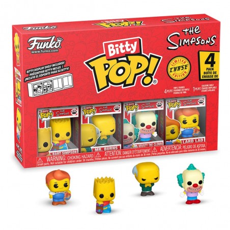 FUNKO BITTY POP! THE SIMPSONS 4-PACK SERIES 1 VINYL MINI FIGURE