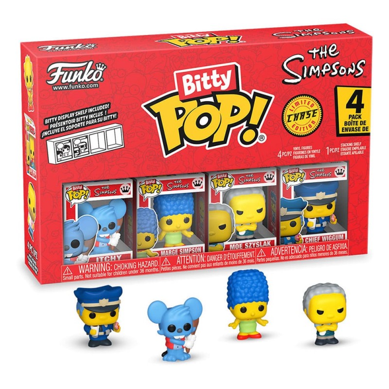 FUNKO FUNKO BITTY POP! SIMPSONS 4-PACK SERIES 2 MINI FIGURES FUNKO FUNKO BITTY POP! SIMPSONS 4-PACK SERIES 2 MINI FIGURES