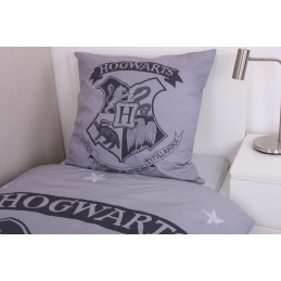 HERDING HARRY POTTER HOGWARTS LOGO DUVET COVER AND PILLOWCASE SET