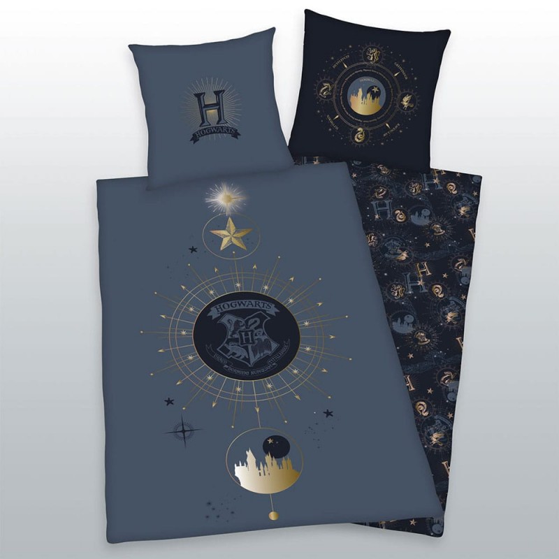 HERDING HARRY POTTER HOGWARTS NIGHT DUVET COVER AND PILLOWCASE SET HERDING HARRY POTTER HOGWARTS NIGHT DUVET COVER AND PILLOWCASE SET
