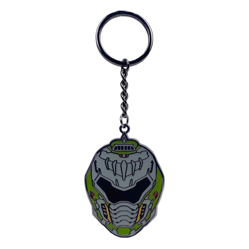 DEVPLUS DOOM THE DARK AGES HELMET METAL KEYCHAIN DEVPLUS DOOM THE DARK AGES HELMET METAL KEYCHAIN