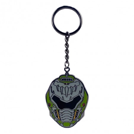 DOOM THE DARK AGES HELMET METAL KEYCHAIN