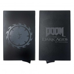 DOOM THE DARK AGES SHIELD PORTATESSERE METALLO DEVPLUS