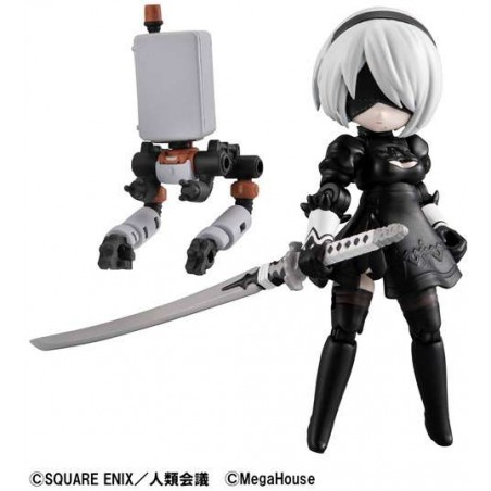 NIER AUTOMATA DESKTOP ARMY 1.1A 2B PVC ACTION FIGURE