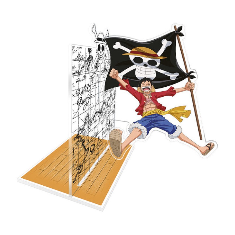 ABYSTYLE ONE PIECE MONKEY D.LUFFY 2D ACRYLIC BOOKEND FIGURE ABYSTYLE ONE PIECE MONKEY D.LUFFY 2D ACRYLIC BOOKEND FIGURE