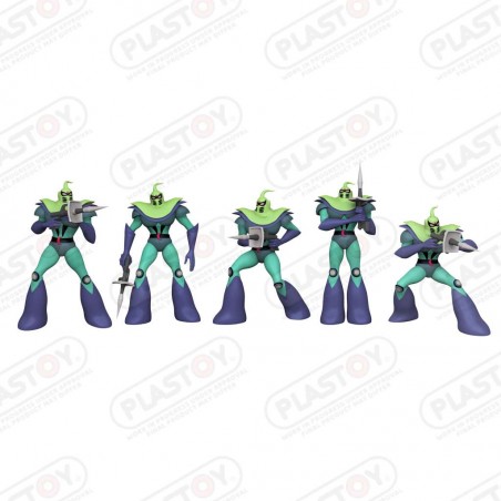 GRENDIZER VEGAN SOLDIERS FIGURES SET 5x