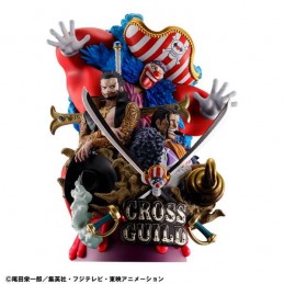 PETITRAMA DX ONE PIECE LOGBOX REBIRTH CROSS GUILD STATUA FIGURE MEGAHOUSE