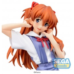 SEGA GOODS NEON GENESIS EVANGELION ASUKA SHIKINAMI LANGLEY UNIFORM XSTELLAR SERIES PVC STATUE FIGURE