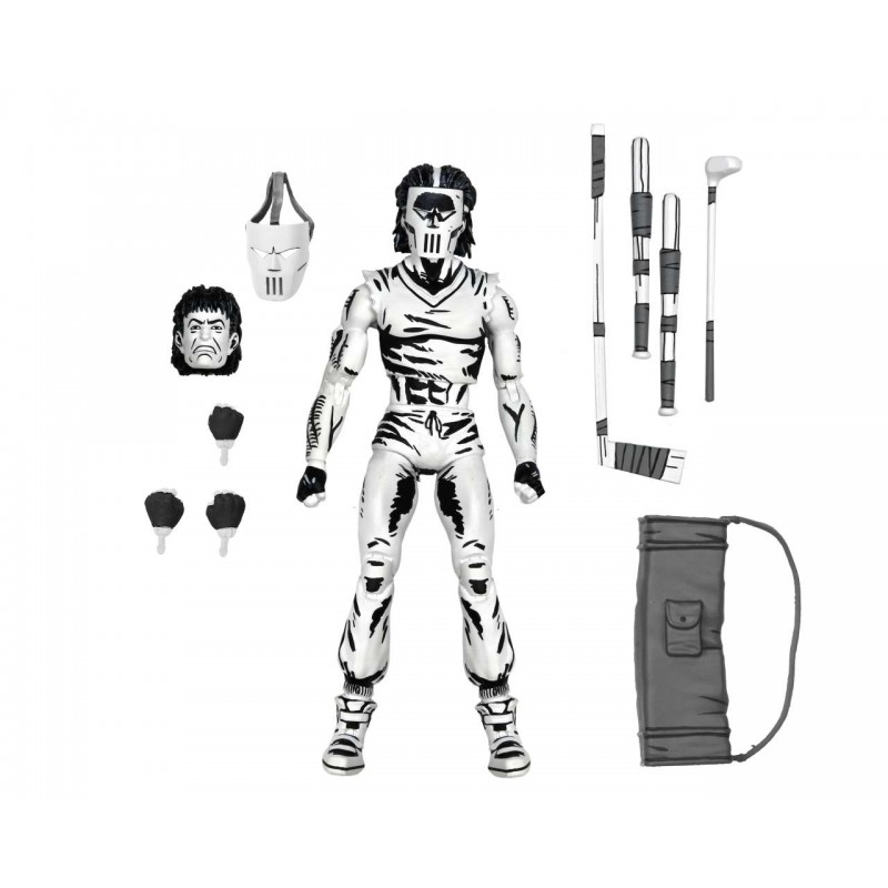 TEENAGE MUTANT NINJA TURTLES MIRAGE COMICS CASEY JONES B&W ACTION FIGURE NECA TEENAGE MUTANT NINJA TURTLES MIRAGE COMICS CASEY JONES B&W ACTION FIGURE NECA