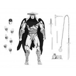 TEENAGE MUTANT NINJA TURTLES MIRAGE COMICS FOOT ASSASSIN B&W ACTION FIGURE NECA