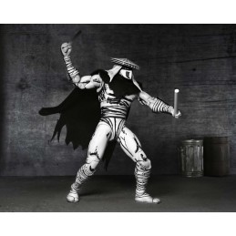 NECA TEENAGE MUTANT NINJA TURTLES MIRAGE COMICS FOOT ASSASSIN BLACK & WHITE ACTION FIGURE