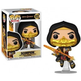 FUNKO POP! MORTAL KOMBAT 11 SCORPION BOBBLE HEAD FIGURE FUNKO