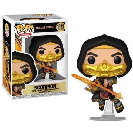 FUNKO POP! MORTAL KOMBAT 11 SCORPION BOBBLE HEAD FIGURE