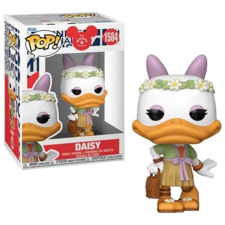 FUNKO POP! DISNEY MICKEY AND FRIENDS DAISY DUCK PAPERINA (SPRING FEST) BOBBLE HEAD FIGURE