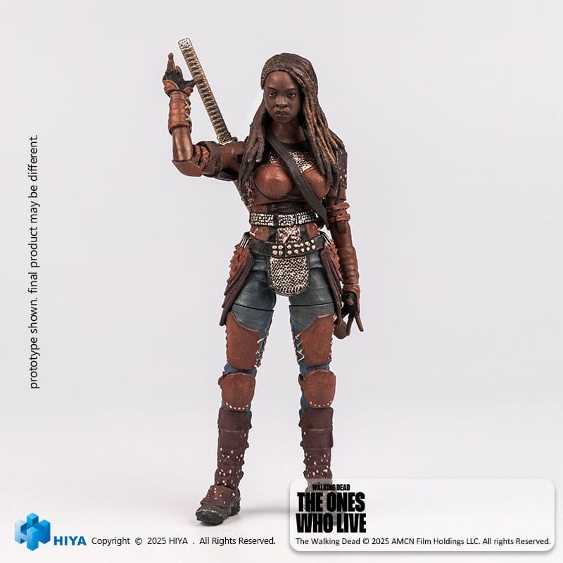 THE WALKING DEAD THE ONE WHO LIVE EXQUISITE MICHONNE ACTION FIGURE HIYA TOYS THE WALKING DEAD THE ONE WHO LIVE EXQUISITE MICHONNE ACTION FIGURE HIYA TOYS