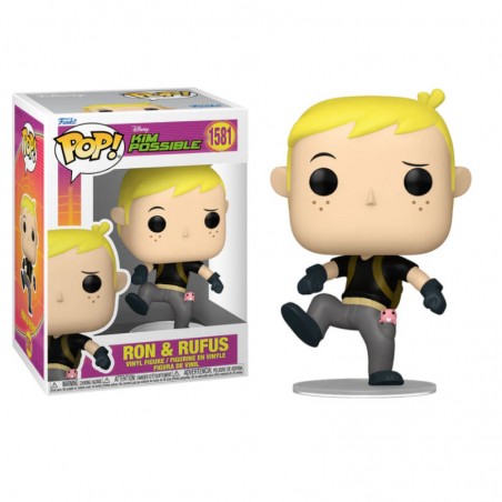 FUNKO POP! DISNEY KIM POSSIBLE RON E RUFUS BOBBLE HEAD KNOCKER FIGURE