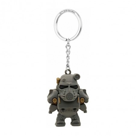 FALLOUT T-60 ARMOR VINYL FIGURE KEYCHAIN PORTACHIAVI