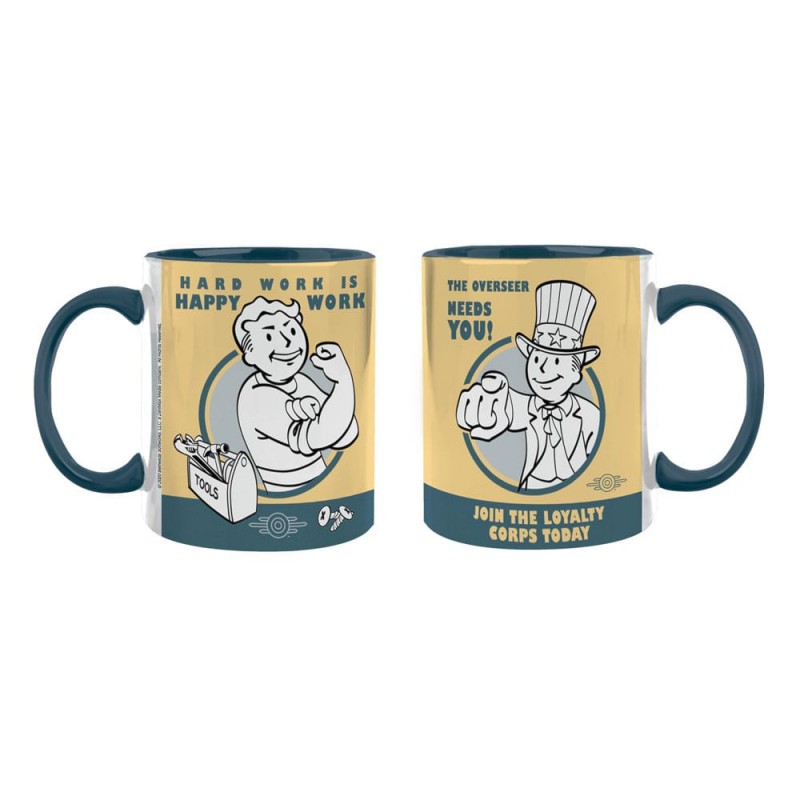 FALLOUT VAULT-TEC POSTER TAZZA IN CERAMICA 330ML DEVPLUS FALLOUT VAULT-TEC POSTER TAZZA IN CERAMICA 330ML DEVPLUS