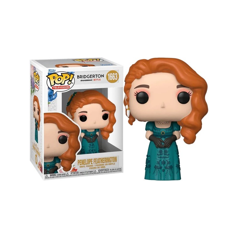 FUNKO POP! NETFLIX BRIDGERTON PENELOPE FEATHERINGTON BOBBLE HEAD KNOCKER FIGURE FUNKO FUNKO POP! NETFLIX BRIDGERTON PENELOPE FEATHERINGTON BOBBLE HEAD KNOCKER FIGURE FUNKO
