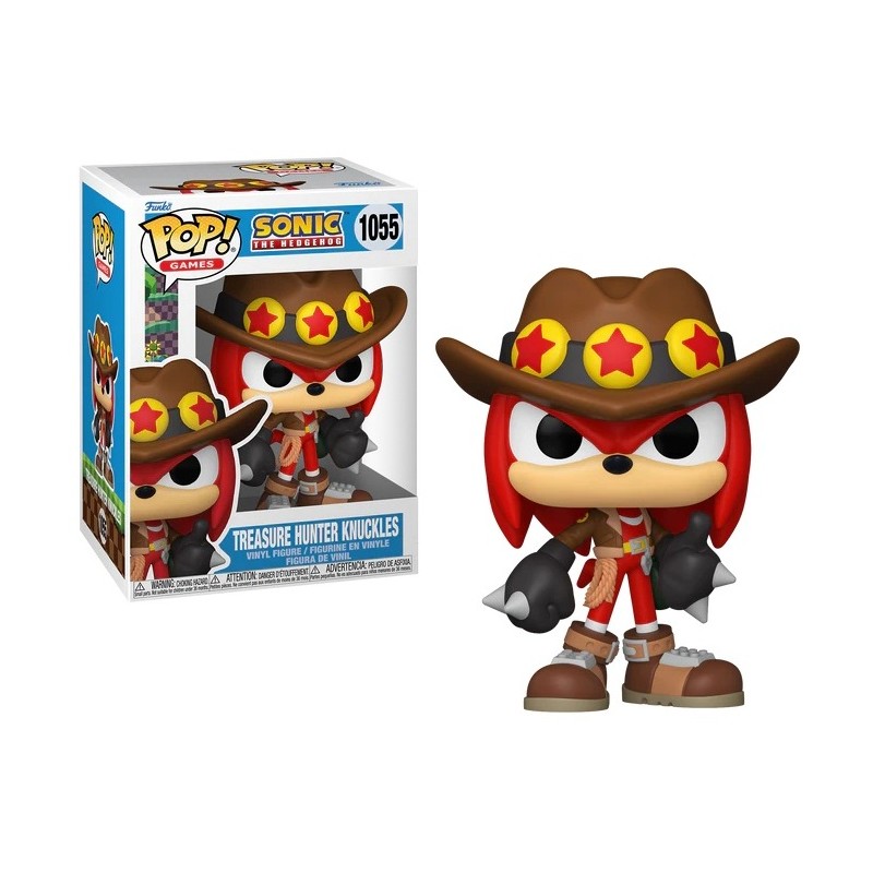 FUNKO POP! SONIC THE HEDGEHOG TREASURE HUNTER KNUCKLES BOBBLE HEAD FIGURE FUNKO FUNKO POP! SONIC THE HEDGEHOG TREASURE HUNTER KNUCKLES BOBBLE HEAD FIGURE FUNKO