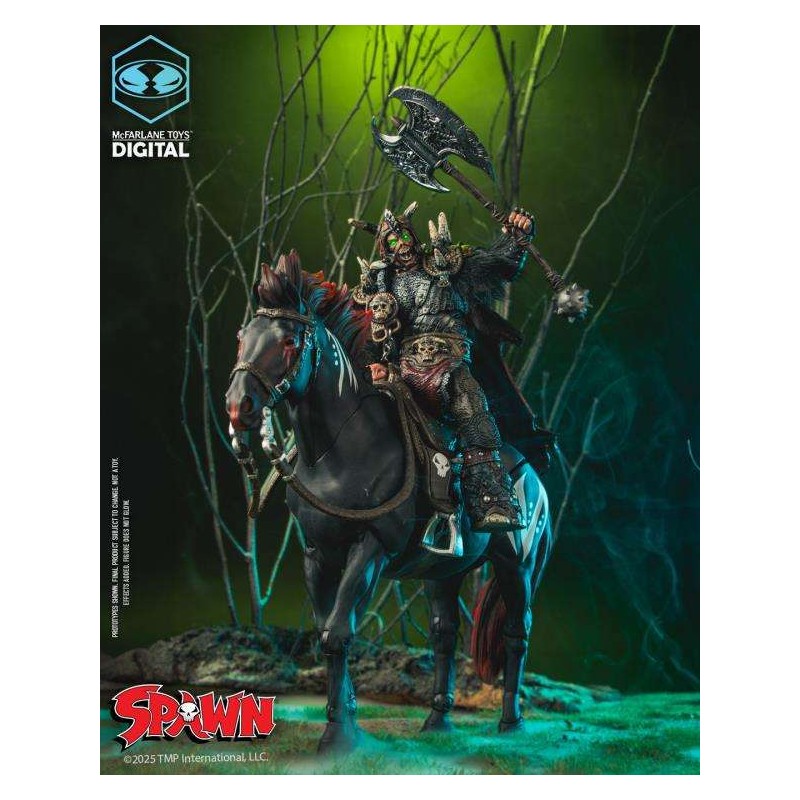 MC FARLANE SPAWN THE DARK AGES THE BLOODAXE WITH HORSE 2-PACK ACTION FIGURE MC FARLANE SPAWN THE DARK AGES THE BLOODAXE WITH HORSE 2-PACK ACTION FIGURE