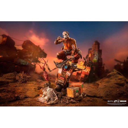 BORDERLANDS 3 PSYCHO & CLAPTRAP RESIN DIORAMA FIGURE STATUE