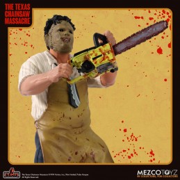 MEZCO TOYS THE TEXAS CHAINSAW MASSACRE 5 POINTS LEATHERFACE PVC ACTION FIGURE