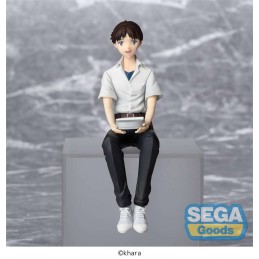 SEGA GOODS REBUILD OF EVANGELION SHINJI IKARI PM PERCHING STATUE PVC FIGURE