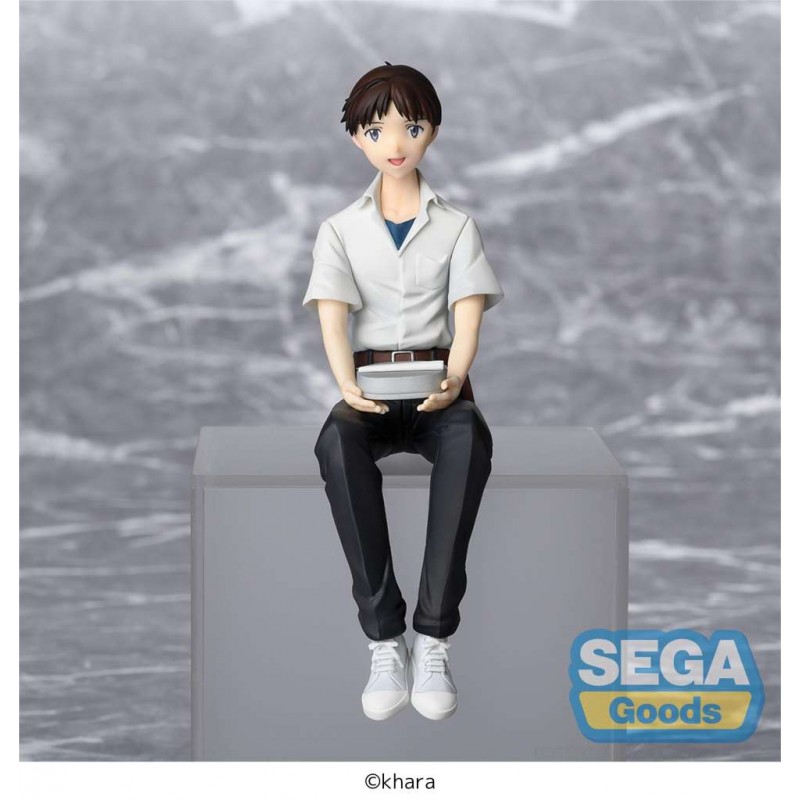 REBUILD OF EVANGELION SHINJI IKARI PM PERCHING STATUA FIGURE SEGA GOODS REBUILD OF EVANGELION SHINJI IKARI PM PERCHING STATUA FIGURE SEGA GOODS
